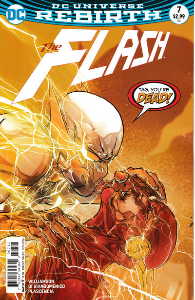 The Flash 2016 #7 Carmine Di Giandomenico Cover - back issue - $4.00