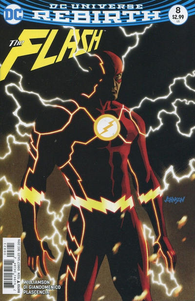 The Flash 2016 #8 Dave Johnson Cover - back issue - $4.00