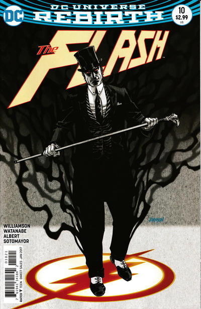 The Flash 2016 #10 Dave Johnson Variant Cover - back issue - $3.00