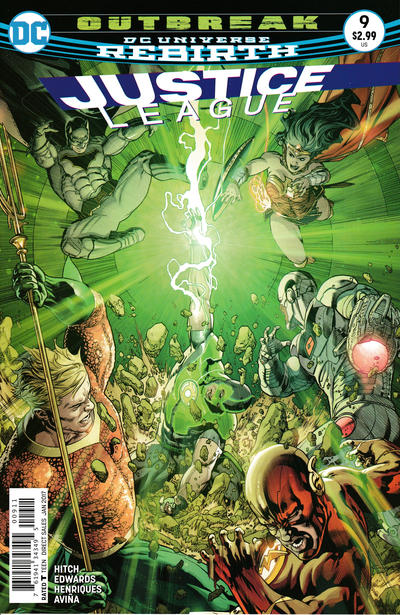 Justice League 2016 #9 Fernando Pasarin / Matt Ryan Cover - back issue - $3.00