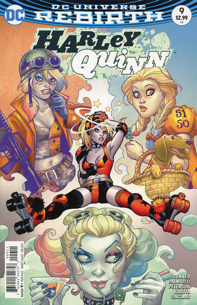 Harley Quinn 2016 #9 Amanda Conner Cover - back issue - $3.00