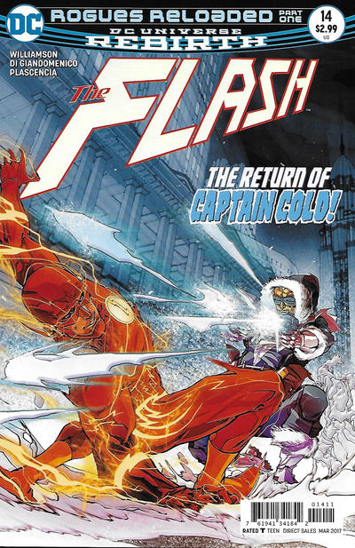 The Flash 2016 #14 Carmine Di Giandomenico Cover - back issue - $4.00