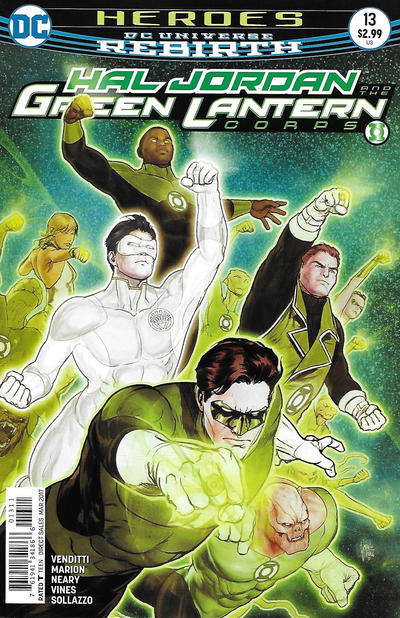 Hal Jordan and the Green Lantern Corps 2016 #13 Mikel Janin Cover - back issue - $3.00