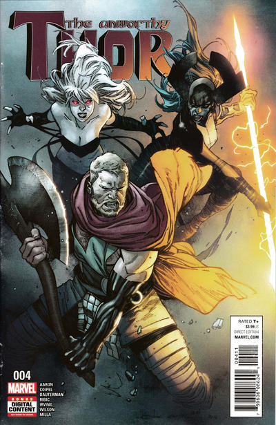 The Unworthy Thor 2017 #4 Olivier Coipel - back issue - $4.00