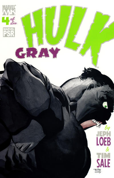 Hulk: Gray #4 - back issue - $15.00