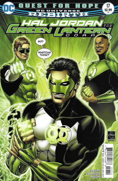 Hal Jordan and the Green Lantern Corps 2016 #17 Ethan Van Sciver Cover - back issue - $3.00