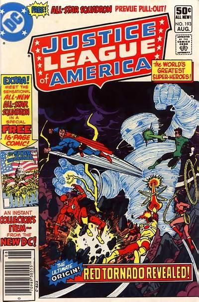 Justice League of America #193 Newsstand ed. - back issue - $4.00