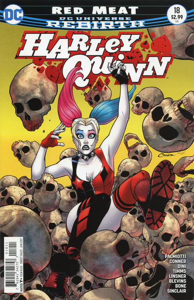 Harley Quinn 2016 #18 Amanda Conner Cover - back issue - $3.00