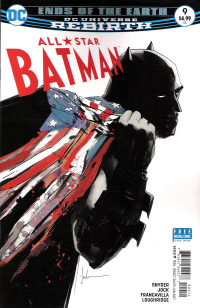 All Star Batman 2016 #9 Jock Cover - back issue - $5.00