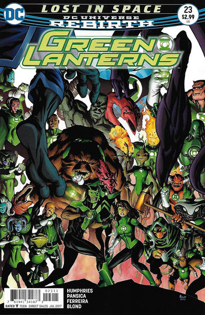 Green Lanterns 2016 #23 Mike McKone Cover - back issue - $3.00