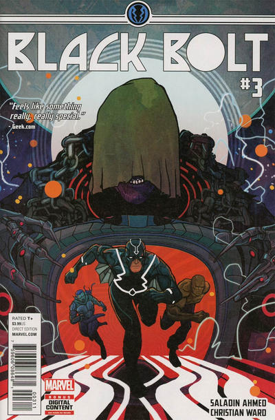 Black Bolt 2017 #3 Christian Ward - back issue - $4.00