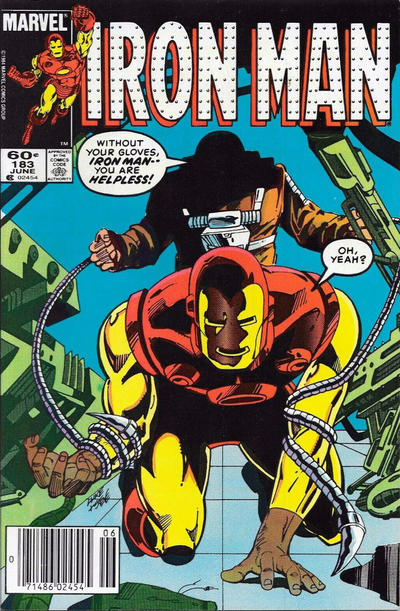 Iron Man #183 Newsstand ed. - back issue - $3.00