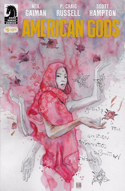 American Gods: Shadows 2017 #6 David Mack Cover - back issue - $4.00