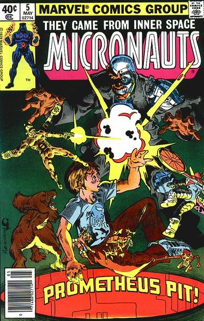 Micronauts #5 Newsstand ed. - back issue - $5.00