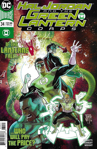 Hal Jordan and the Green Lantern Corps 2016 #34 Francis Manapul Cover - back issue - $3.00