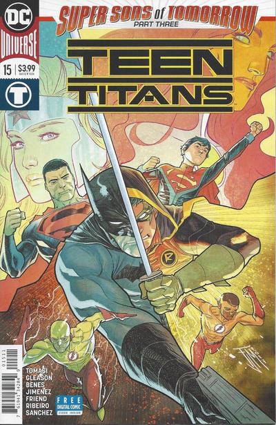 Teen Titans 2016 #15 Francis Manapul Cover - back issue - $3.00