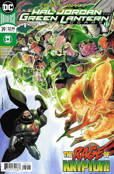 Hal Jordan and the Green Lantern Corps 2016 #39 Rafa Sandoval & Jordi Tarragona Cover - back issue - $3.00