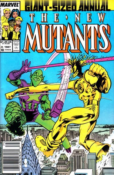 The New Mutants Annual #3 Newsstand ed. - back issue - $3.00