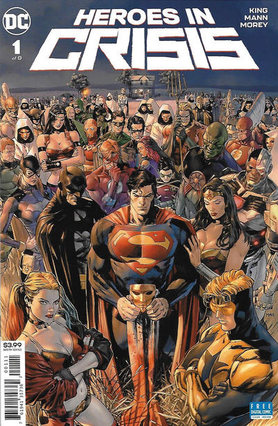 Heroes in Crisis #1 Clay Mann Cover - back issue - $4.00