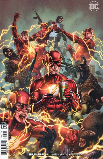 The Flash 2016 #57 Mico Suayan Variant Cover - back issue - $3.00