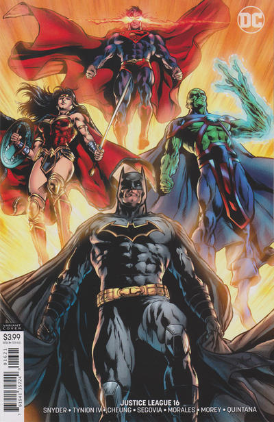 Justice League 2018 #16 Will Conrad Variant Cover - back issue - $4.00