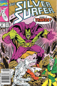 Silver Surfer 1987 #37 Newsstand ed. - back issue - $8.00