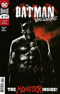 The Batman Who Laughs #4 Jock Cover - back issue - $6.00