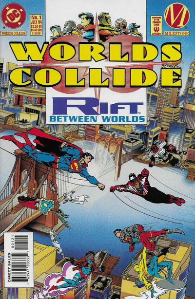 Worlds Collide #1 Direct Sales - back issue - $6.00