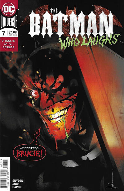 The Batman Who Laughs #7 Jock Cover - back issue - $6.00