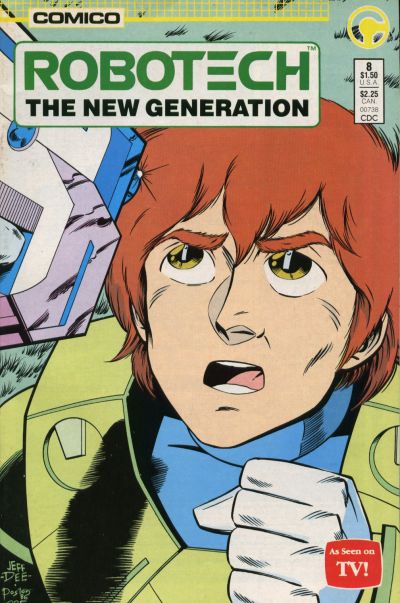 Robotech: The New Generation #8 Direct ed. - back issue - $4.00