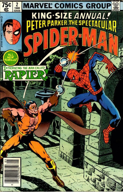 The Spectacular Spider-Man Annual #2 Newsstand ed. - back issue - $5.00