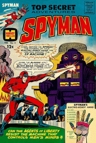 Spyman #3 - reader copy - $5.00