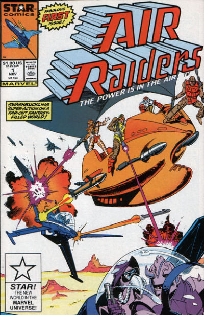 Air Raiders 1987 #1 Direct ed. - back issue - $8.00