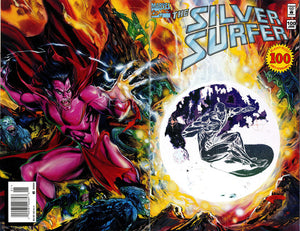 Silver Surfer #100 Newsstand Hologram Enhanced Cover - back issue - $9.00
