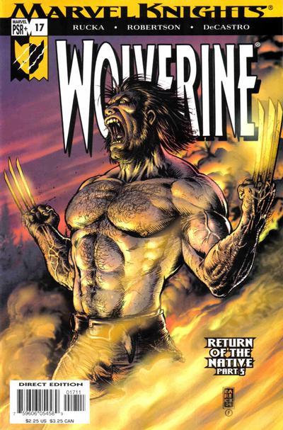 Wolverine #17 Direct Edition - back issue - $4.00