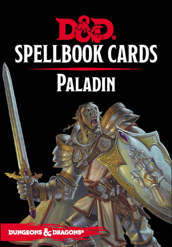 Dungeons and Dragons RPG: Spellbook Cards - Paladin Deck 69 cards
