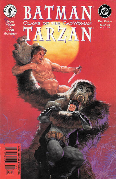 Batman / Tarzan: Claws of the Cat-Woman #2 Newsstand ed. - reader copy - $2.00