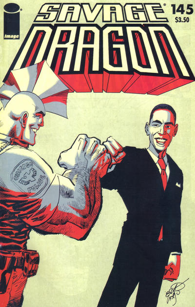 Savage Dragon #145 Barack Obama Cover - back issue - $10.00