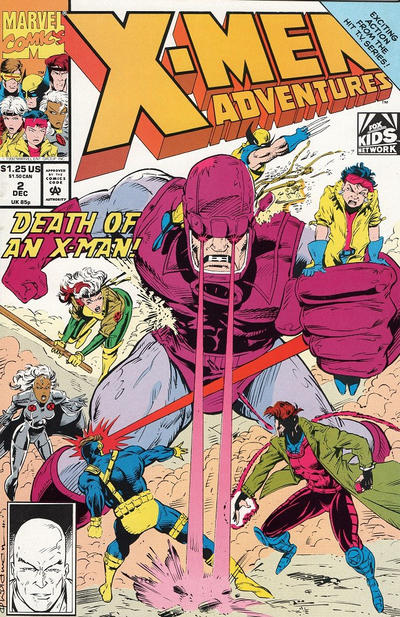 X-Men Adventures 1992 #2 Direct ed. - back issue - $4.00