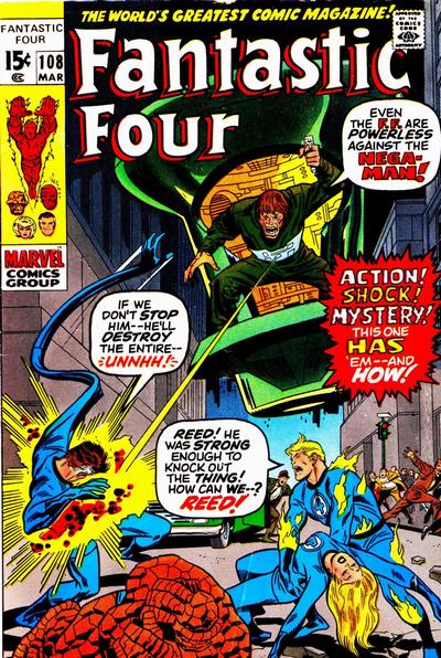 Fantastic Four 1961 #108 - reader copy - $9.00