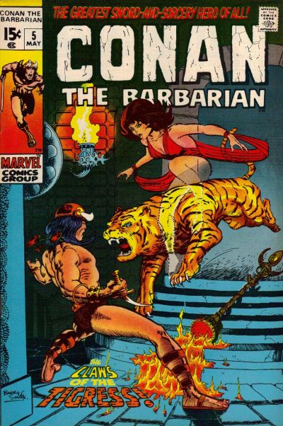 Conan the Barbarian 1970 #5 - 8.5 - $58.00