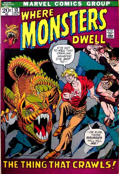 Where Monsters Dwell 1970 #13 - reader copy - $4.00