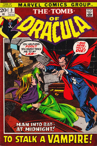 Tomb of Dracula 1972 #3 Signed by First Rachel Van Helsing. - 8.0 - $125.00