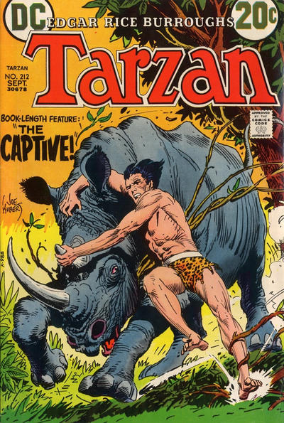 Tarzan 1972 #212 - back issue - $3.00