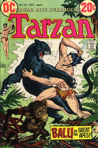 Tarzan 1972 #213 - back issue - $5.00