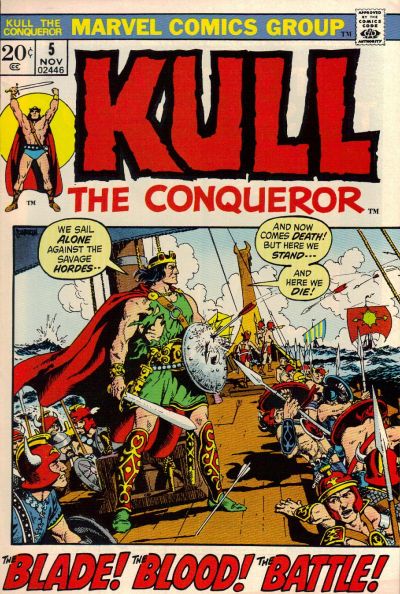 Kull, the Conqueror 1971 #5 - back issue - $5.00