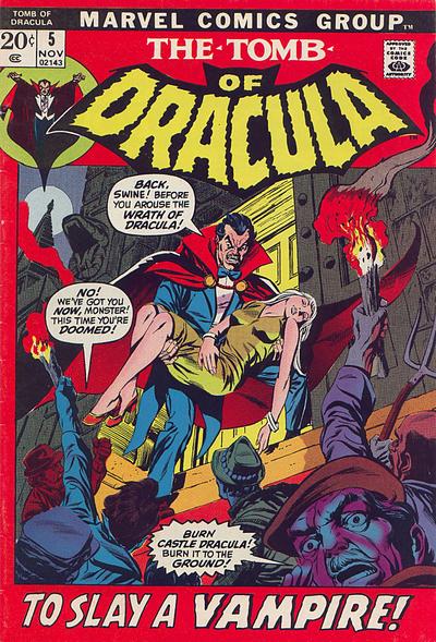 Tomb of Dracula 1972 #5 - 7.5 - $33.00