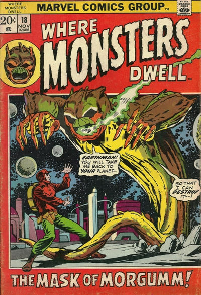 Where Monsters Dwell 1970 #18 - reader copy - $7.00