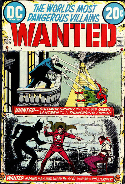 Wanted. The World's Most Dangerous Villains 1972 #4 - back issue - $7.00