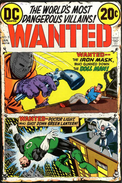 Wanted. The World's Most Dangerous Villains 1972 #5 - back issue - $6.00